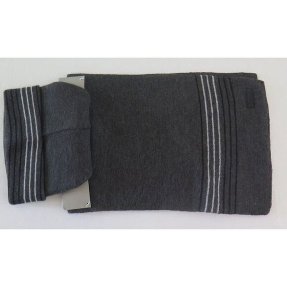 Kenneth Cole 44KD050013 Men's Charcoal Maximum Warmth Scarf & Beanie Hat Set $42 - Picture 6 of 10
